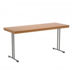 Klapptisch, 160x60 cm (B/T), 72 cm hoch, T-Fuß, 
